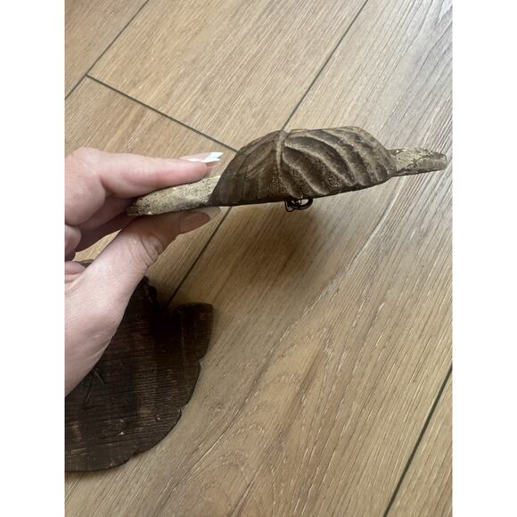 Antique Carved Wood Cherub Angels Pair • Architectural Salvage • European 1800s - Picture 5 of 16